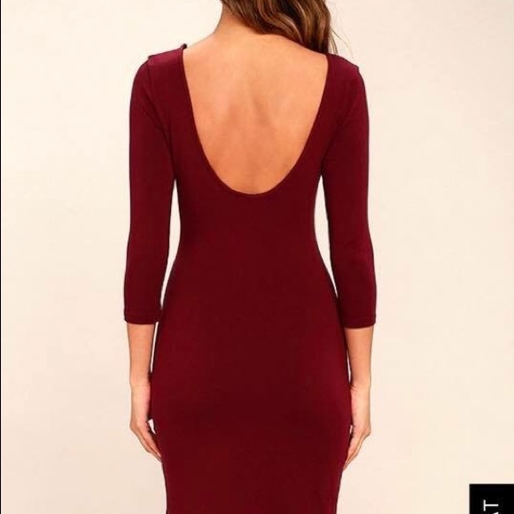 Lulus Backless Midi Dress - Picture 2 of 4